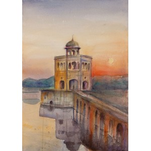 Mudeeha Ali, 10 x 14 Inch, Water Color On Paper, AC-MALI-004